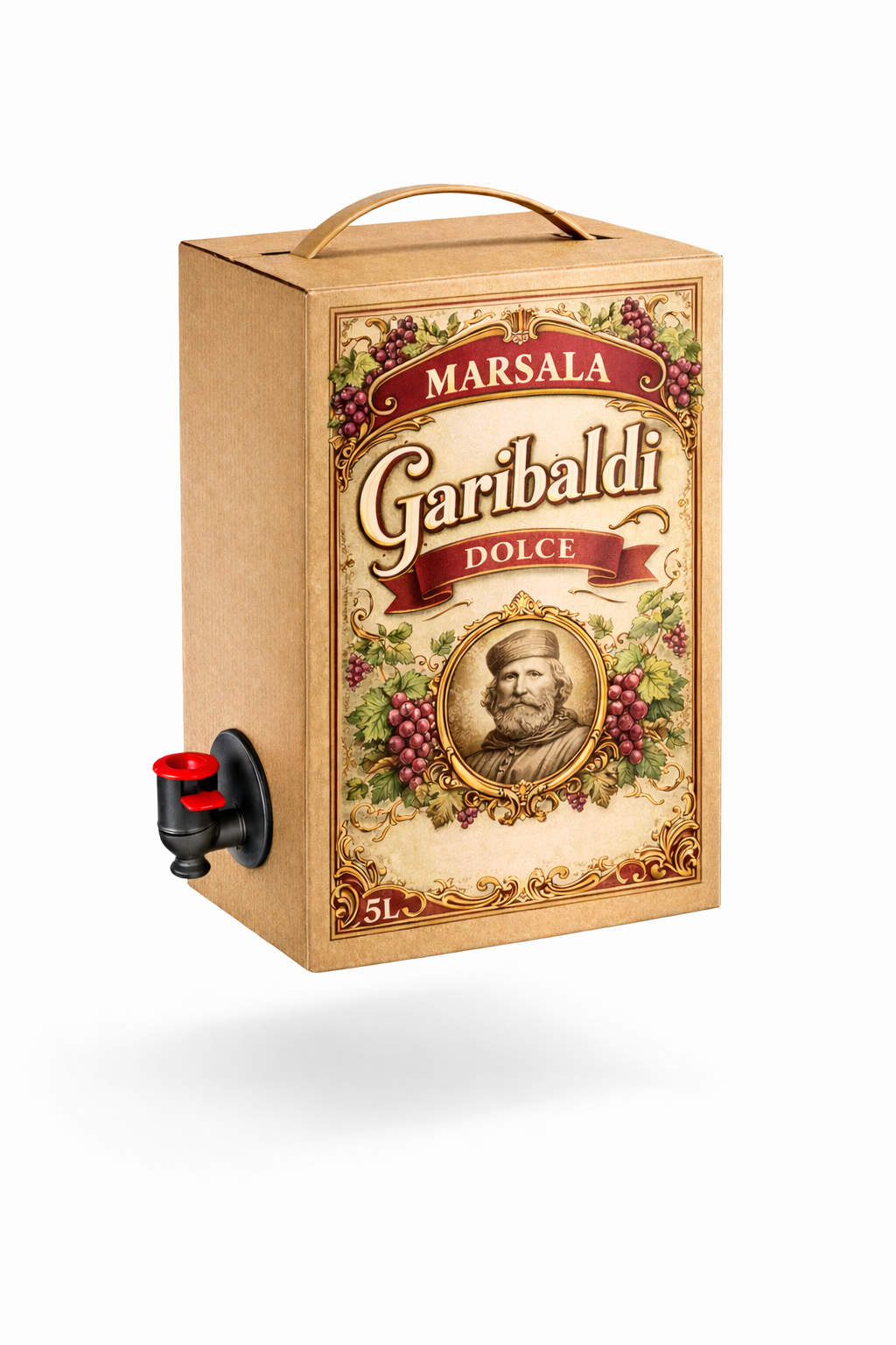 5L Marsala Garibaldi Superiore Dolce in Baginbox - L'Eleganza Senza Tempo dei Dessert Siciliani